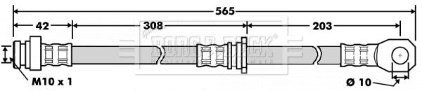 BORG & BECK Jarruletku BBH7504